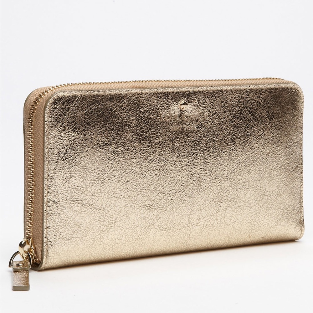 kate spade gold wallet