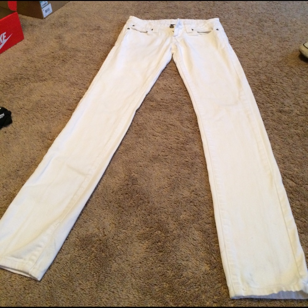 White Blue Asphalt Jeans size 3