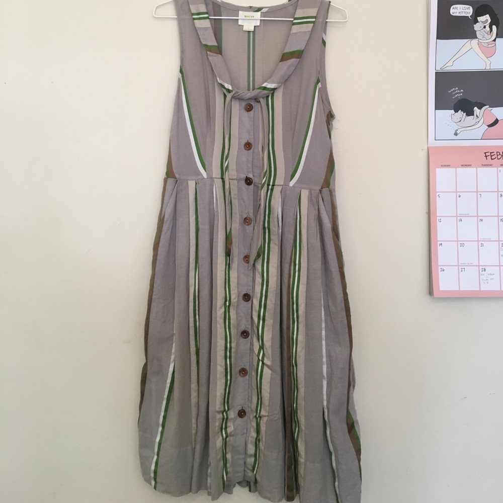 Collared dress // Anthro