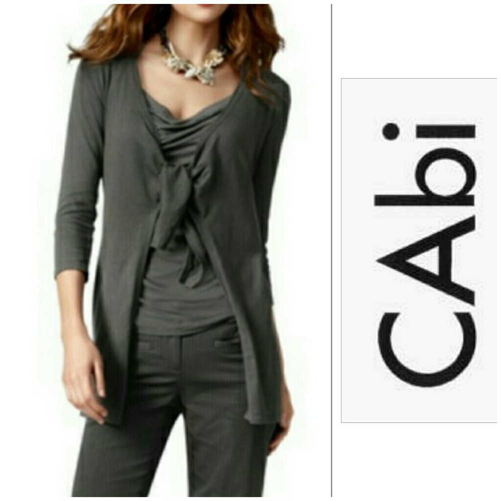 🍀 CAbi Tie Front Cotton Cardigan Sweater 706