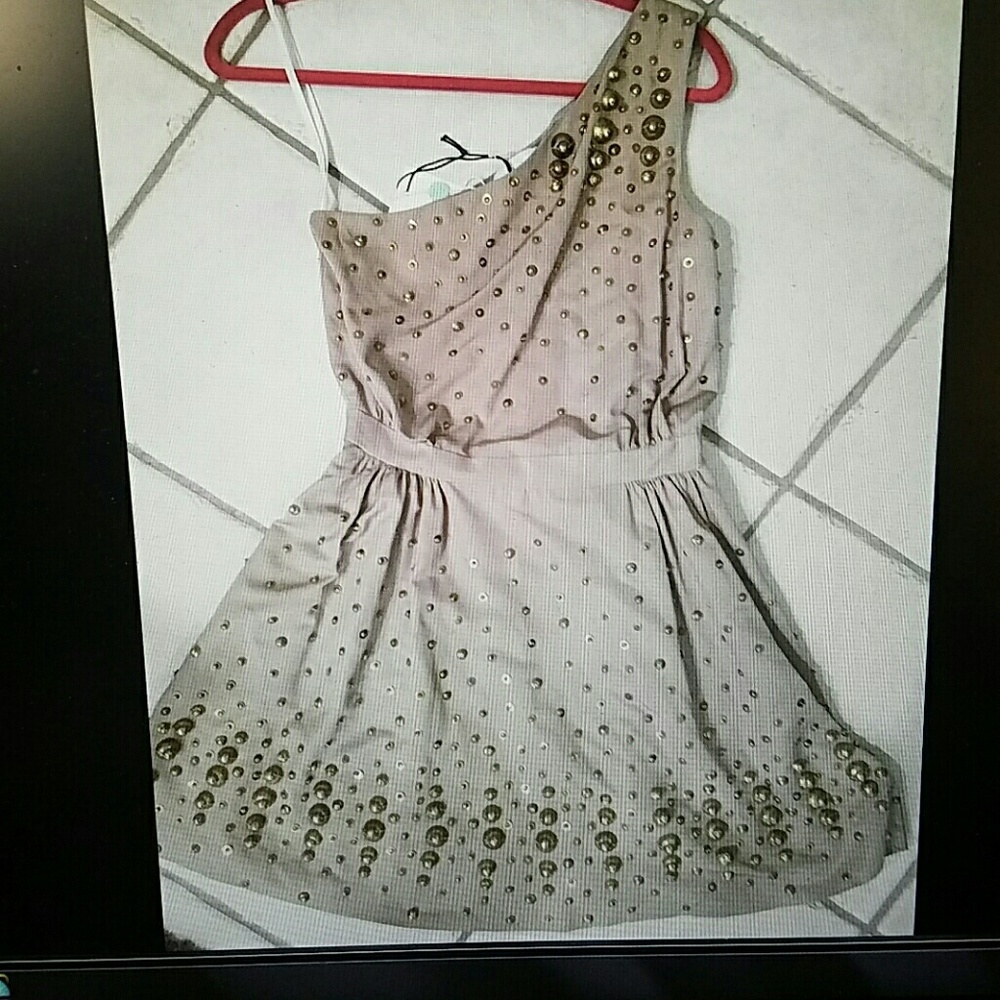 Adam by adam lippes one shoulder studded dress