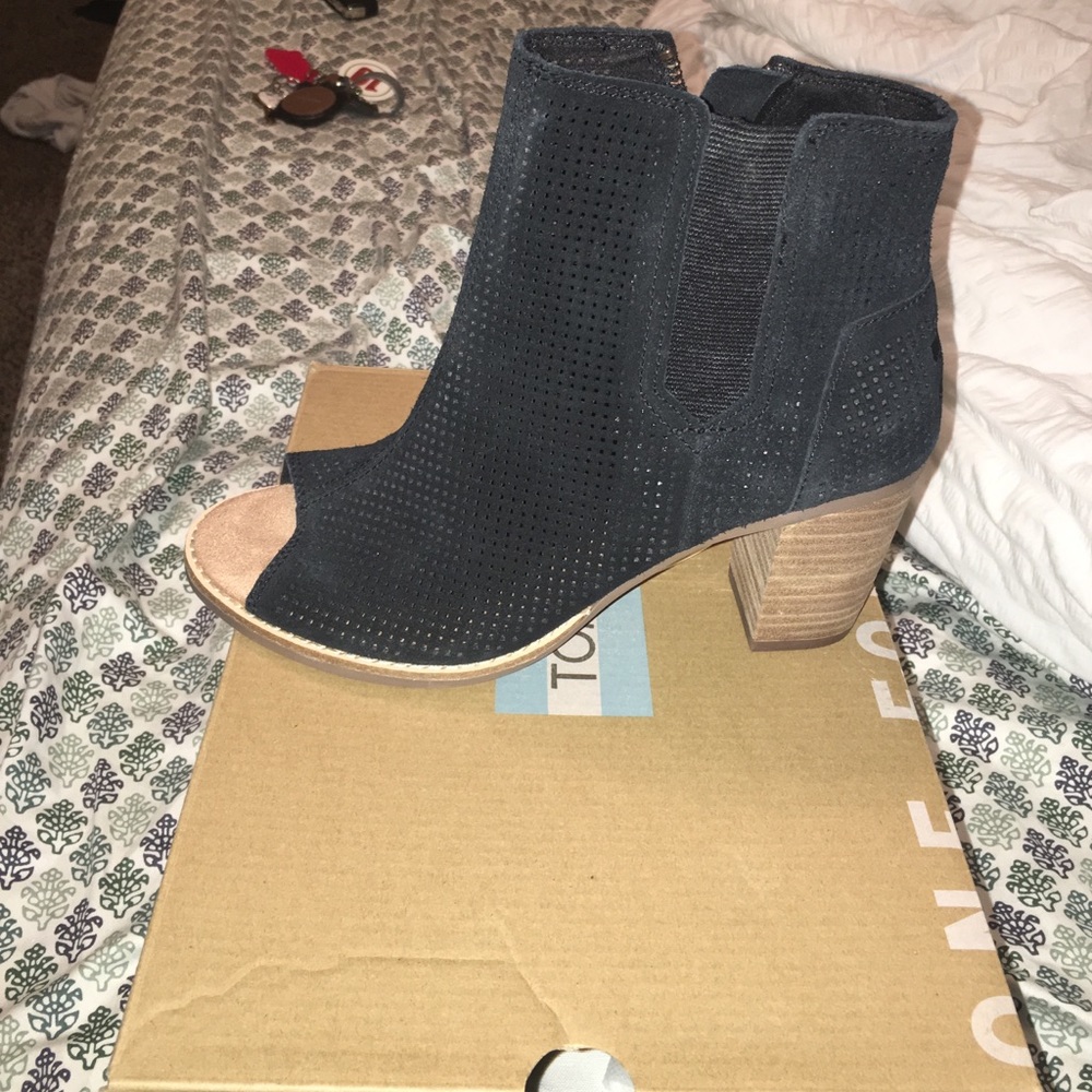 TOMS Peep Toe Bootie
