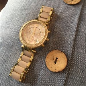 Rose gold Michael kors watch
