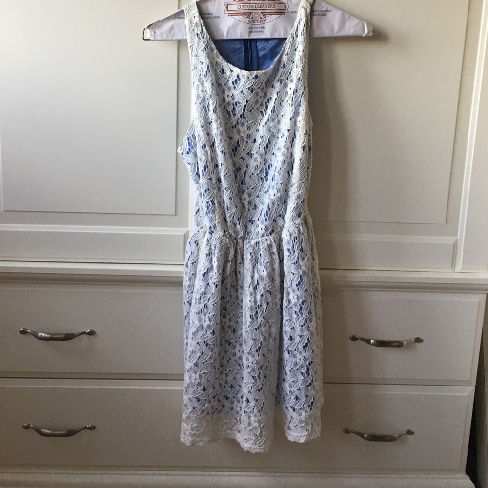 Lace skater dress