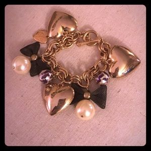 Betsey Johnson Gold Charm Bracelet!