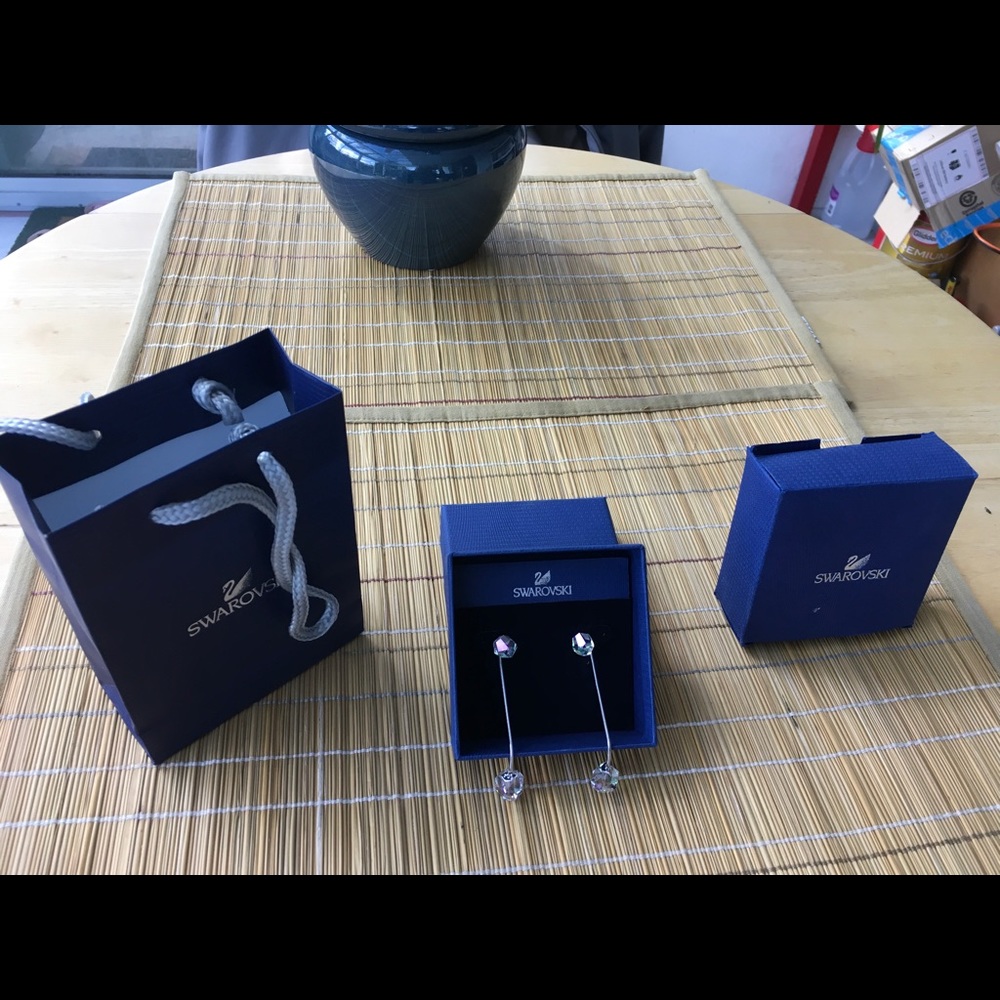 Swarovski crystal dangle earrings