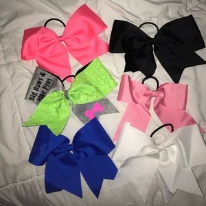Big cheerleading bows