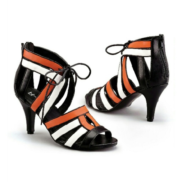 Boston Design Studio Shoes - Lace up Heels