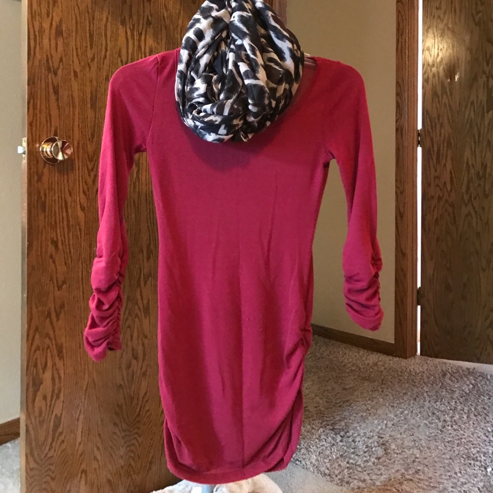Maroon tunic