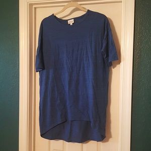 NWOT LuLaRoe Irma Royal Blue Heathered