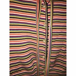 The Limited Sweaters - The Limited Striped Silk Cardigan Sz M The Limited Sweaters - The Limited Striped Silk Cardigan Sz M