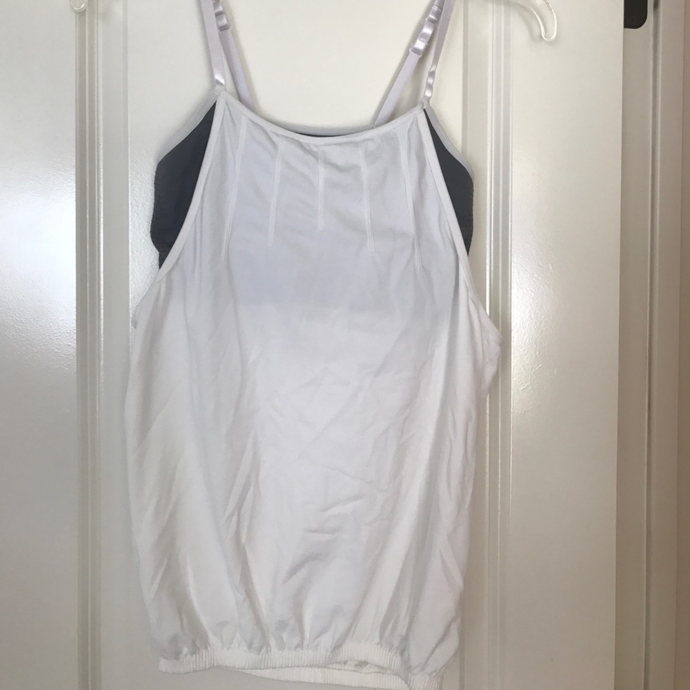 Workout tank with built in bra size M