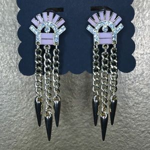 Pink Chandelier Earrings