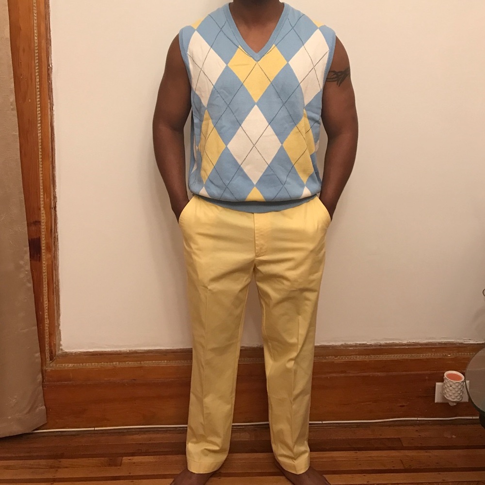 Brooks brother Vest And Cotton Trousers