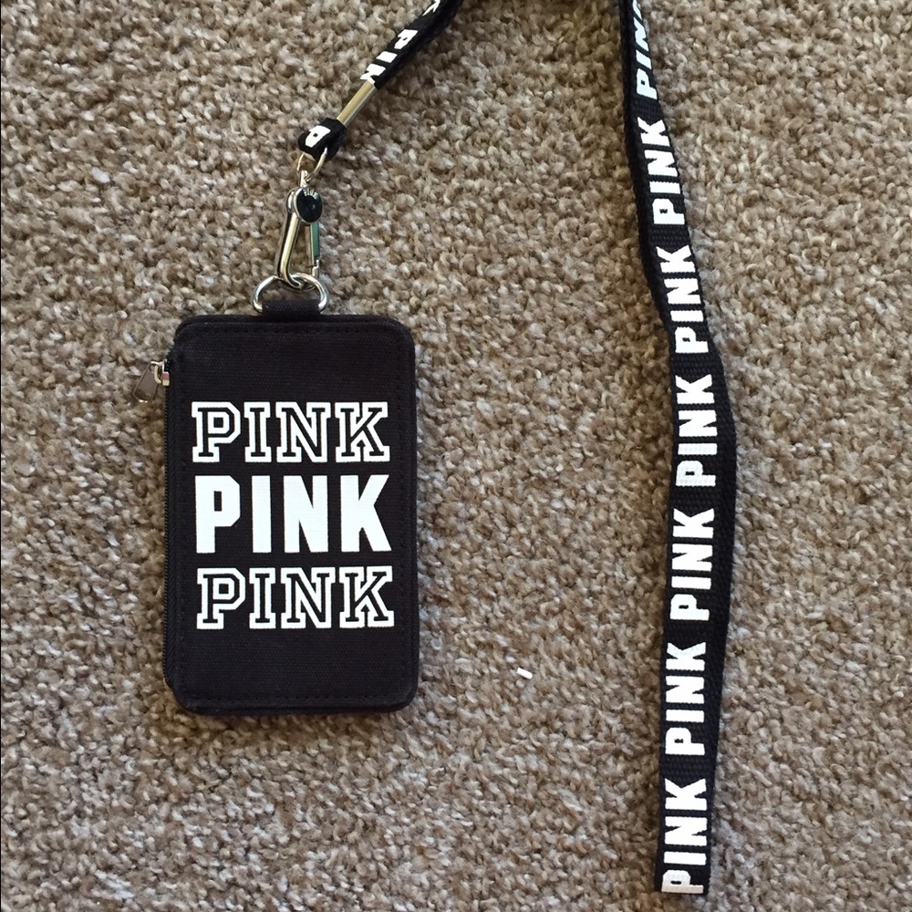 *RARE* VS Pink Lanyard & ID Holder