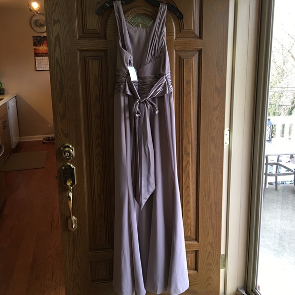 💞Beautiful Chiffon and Charmeuse dress💞 - Picture 2 of 5