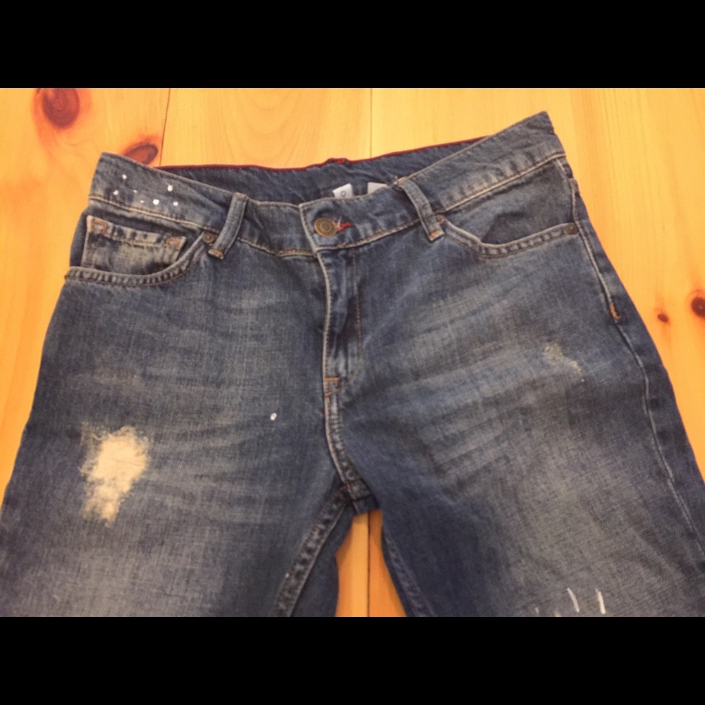MNG by MANGO jeans. Paint Splattered (minimal)