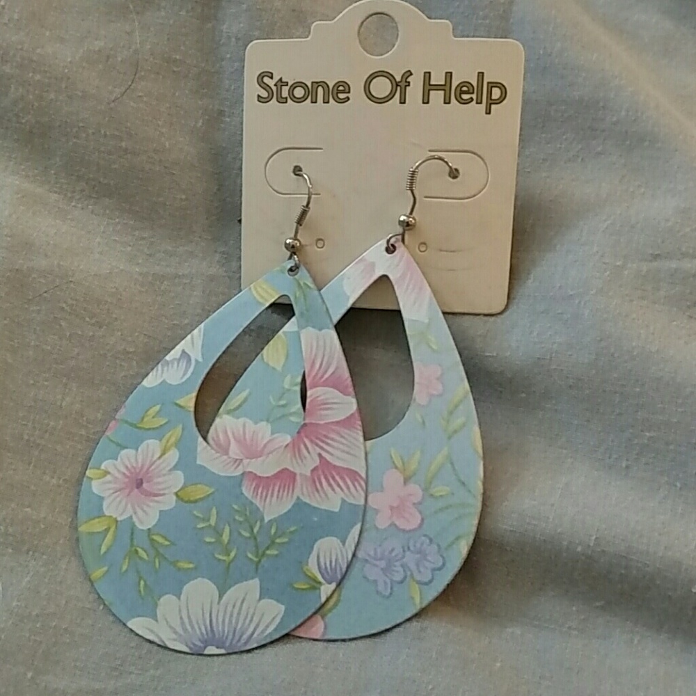 💙💙 Floral earrings