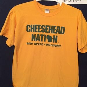 Cheesehead (green bay) Nation T-Shirt mens L