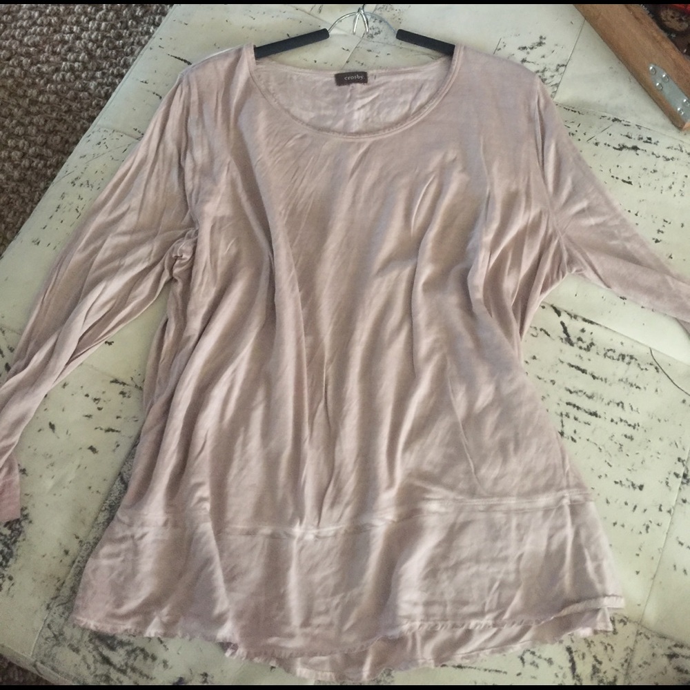light pink top