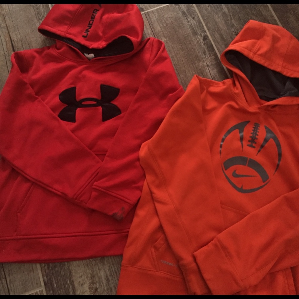 Under Armour & Nike sweatshirts