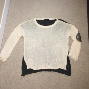 Vintage Havana white and black sweater