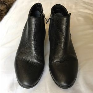 Black ankle boots