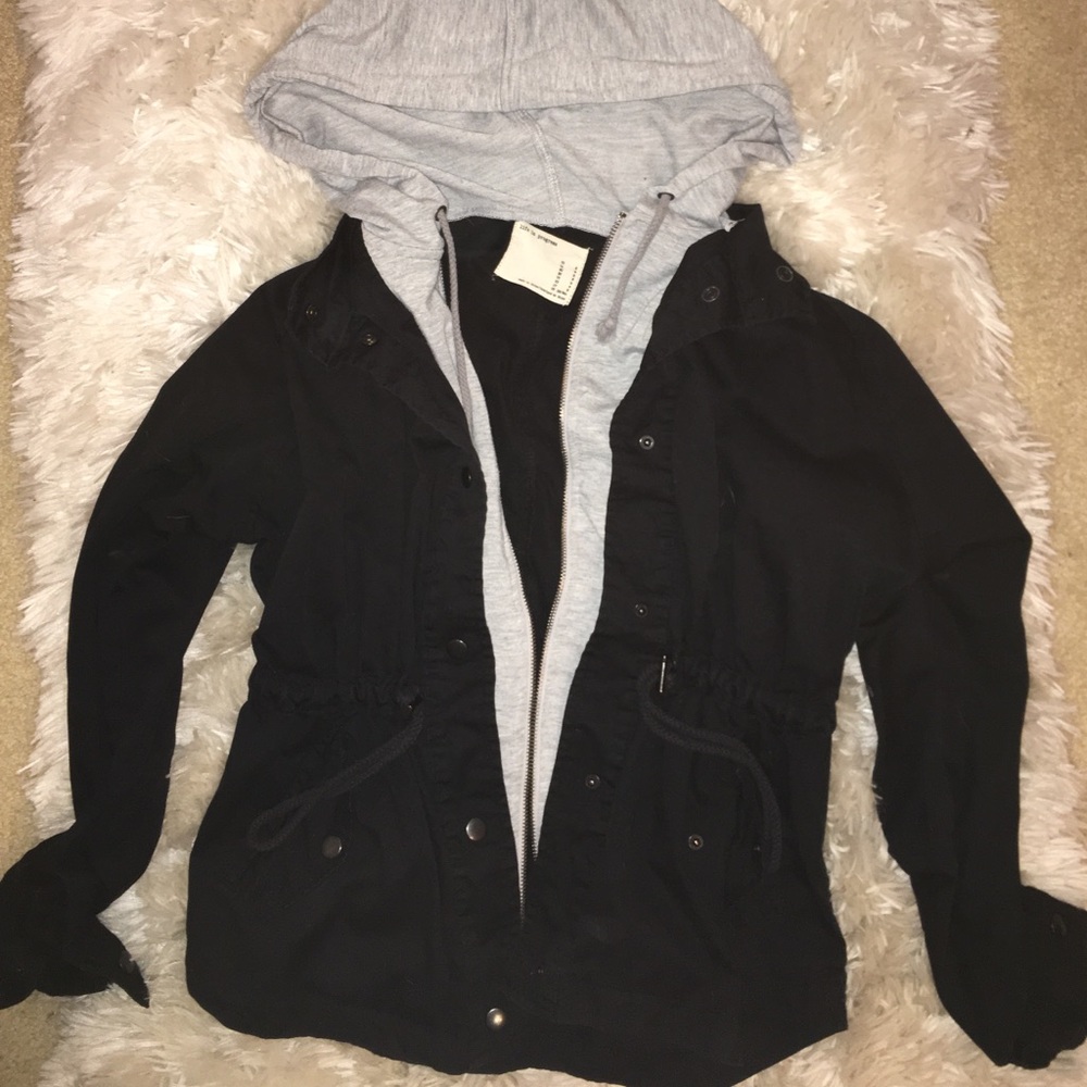 Black utility jacket ✨