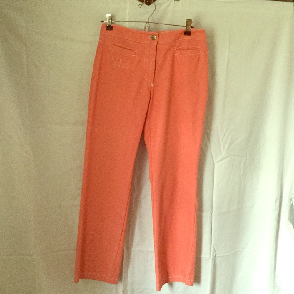 in the wash coral pants