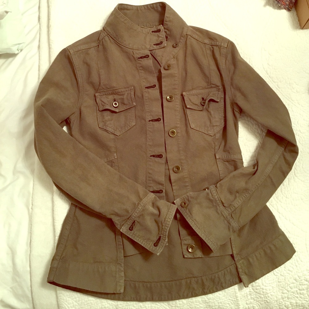 Rag & Bone versatile army green military jacket S