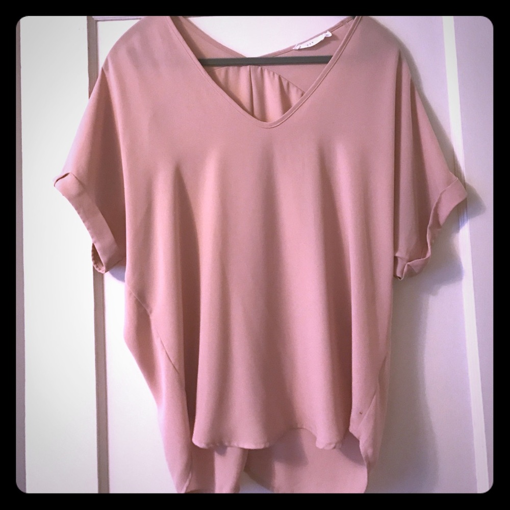 Lush nude blouse