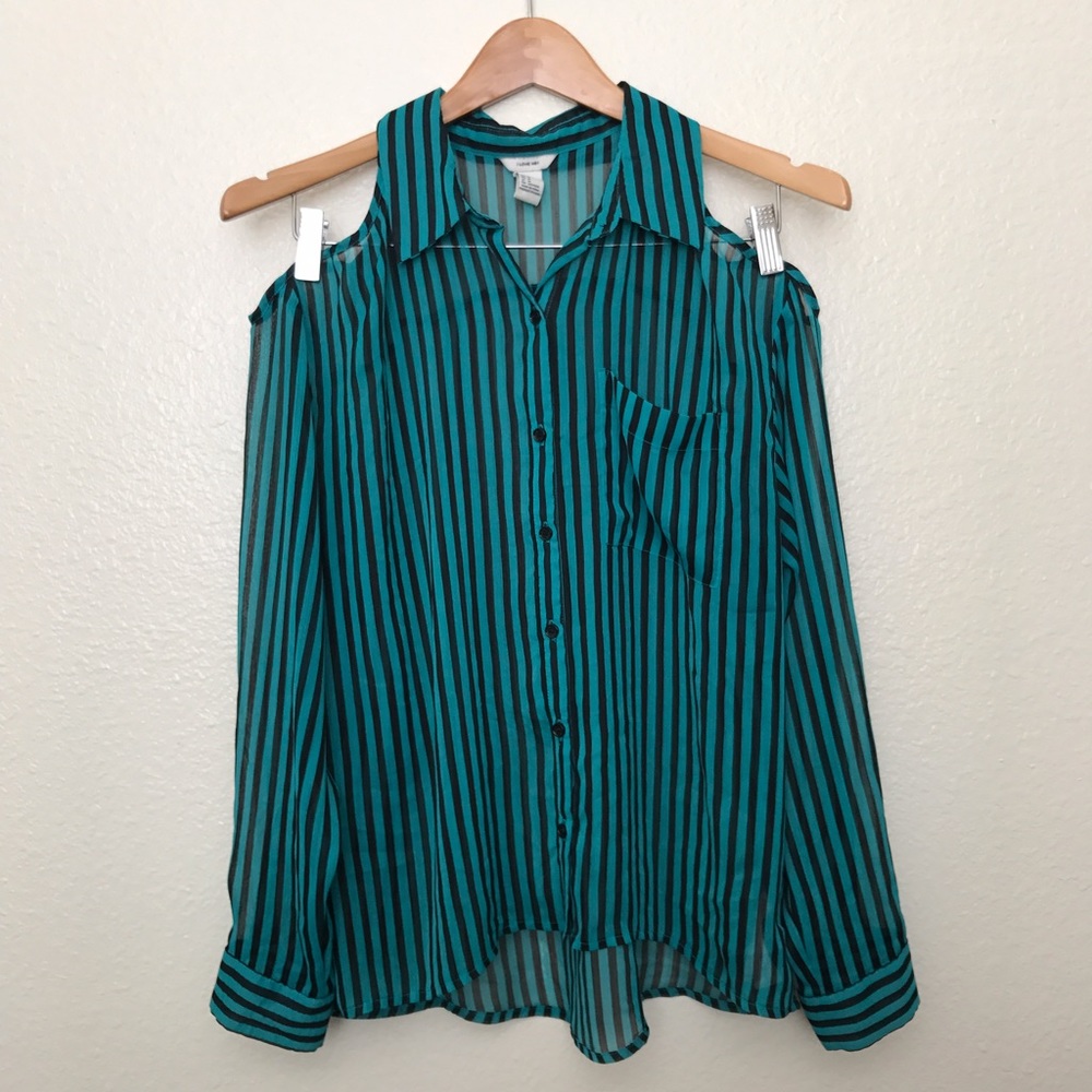 Forever 21 Cold Shoulder Top