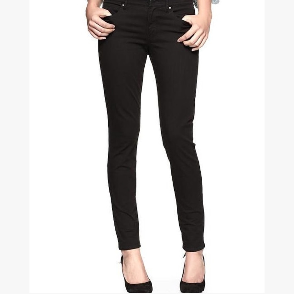 Gap 1969 Black Legging Jeans Size 29R