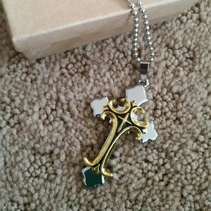 Cross Necklace Gender Neutral New