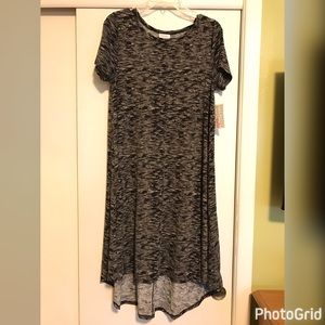 Lularoe Size Small Carly - Black, White & Grey