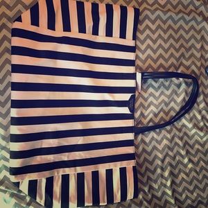 Pink and Black Victoria's Secret Tote