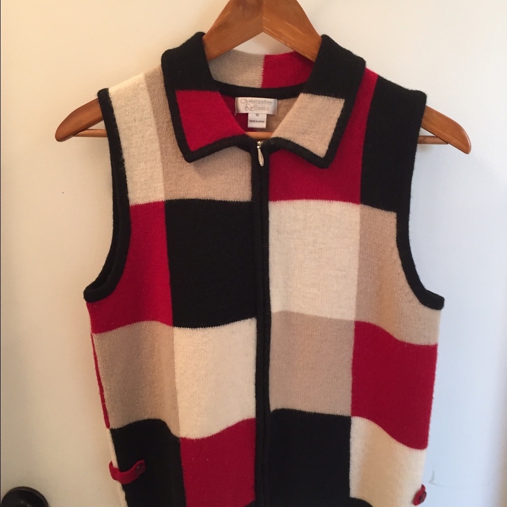 100% wool vest