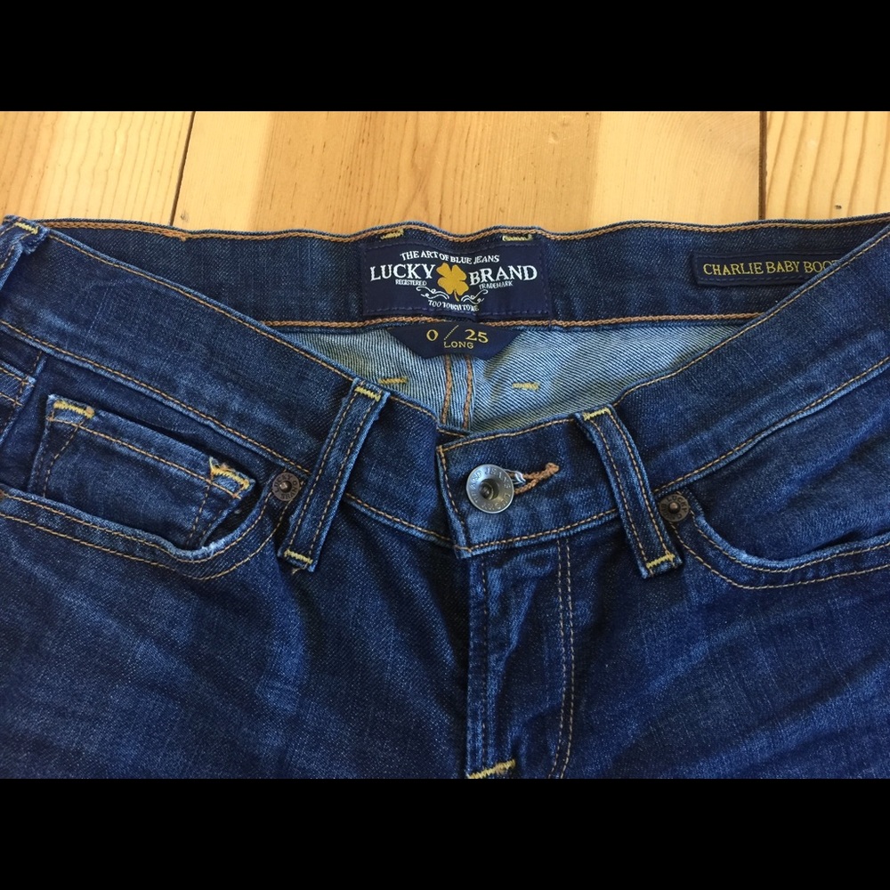 LUCKY BRAND -Charlie Baby Boot Jeans sz 0/25 L