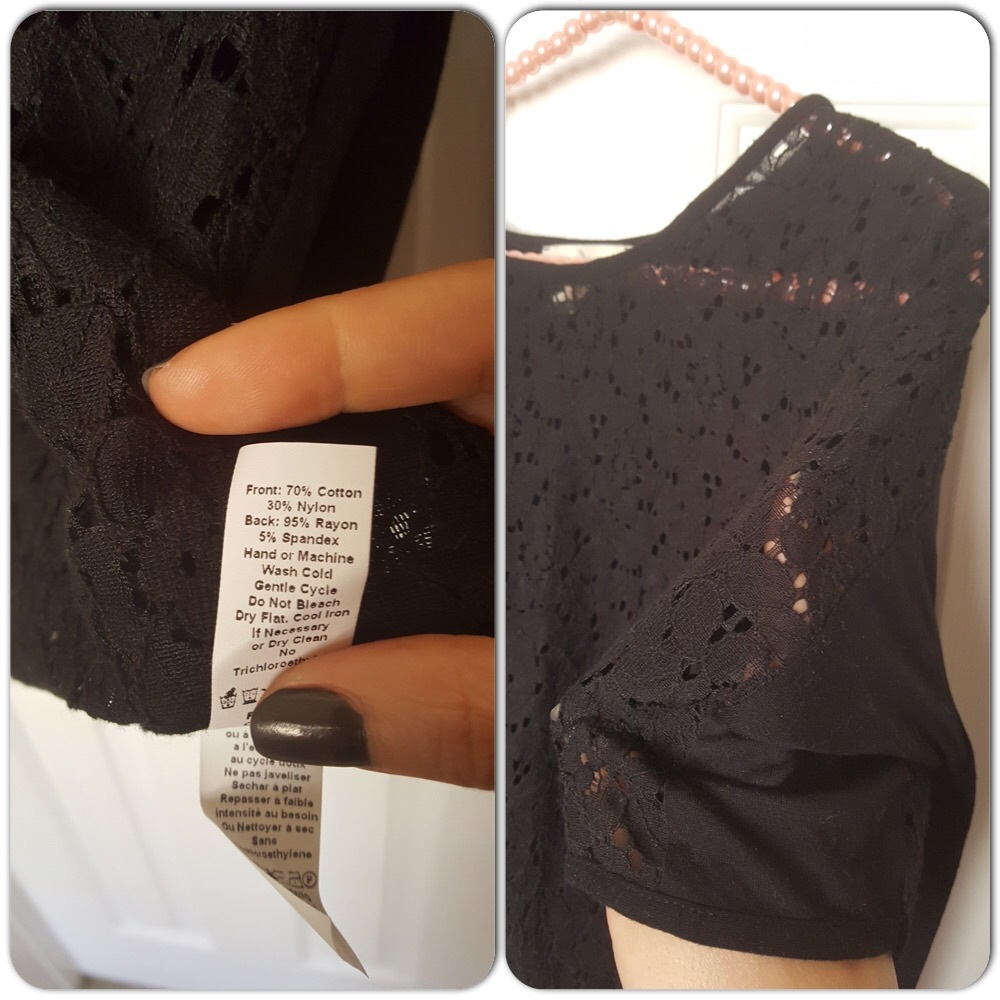 Anthropologie black top - Picture 1 of 2