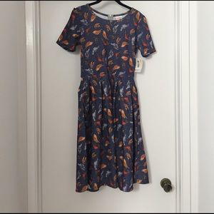 LulaRoe Amelia Medium Birds