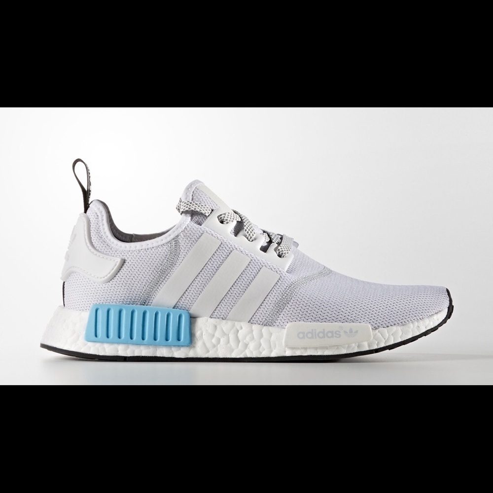 Sold-New deadstock Adidas NMD White/ Bright Cyan