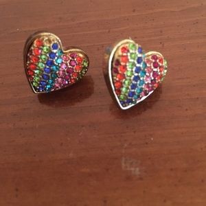Rainbow Betsey Johnson earrings