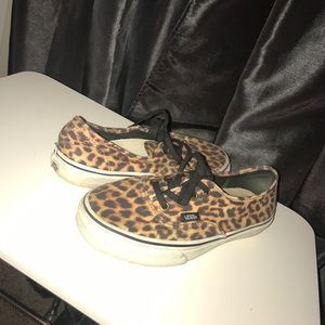 Cheetah print vans