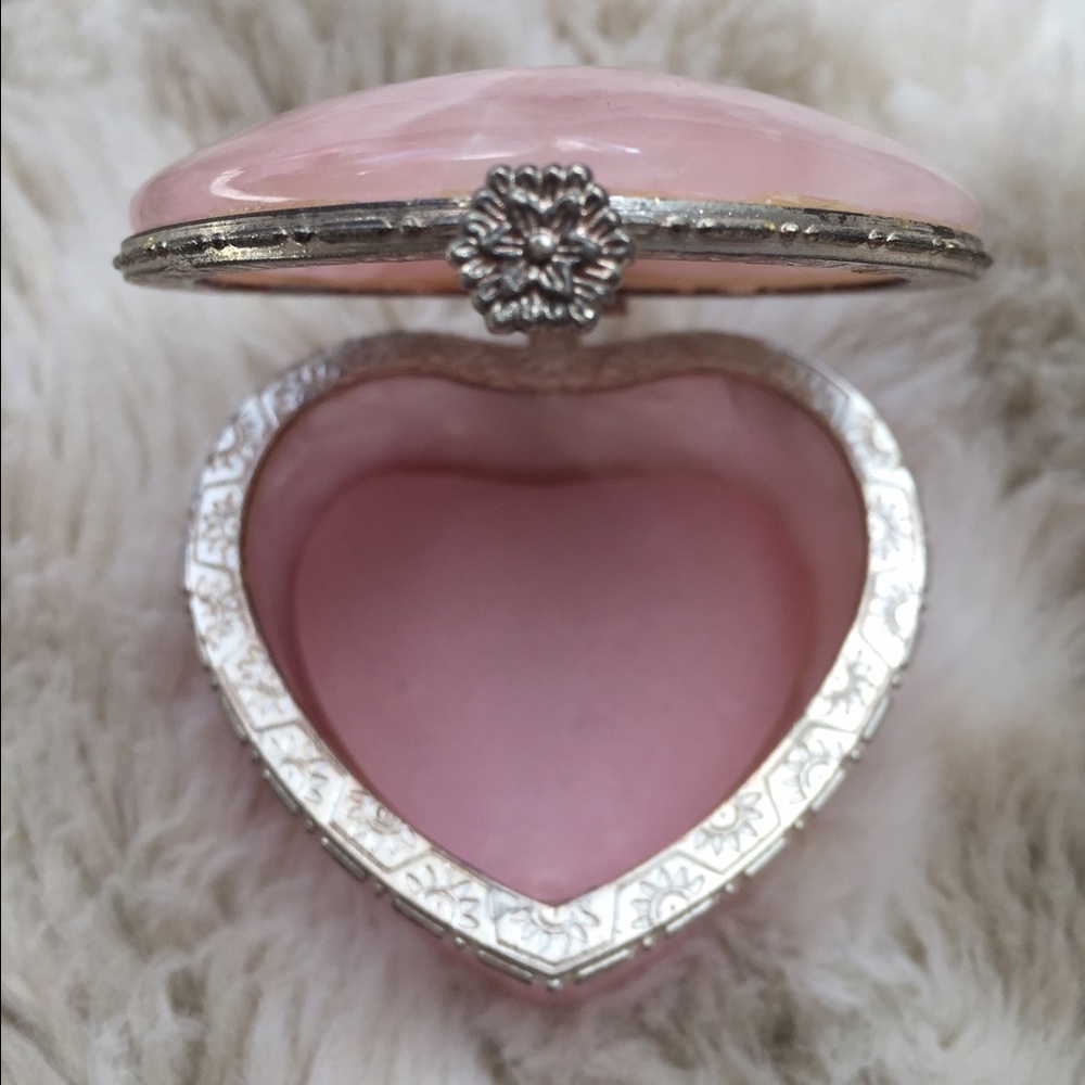Rose Quartz jewelry box.