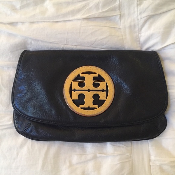 Tory Burch Handbags - Tory Burch Black and Gold Bag