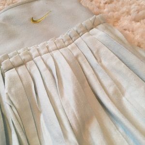 Mint green, pleated Nike skirt