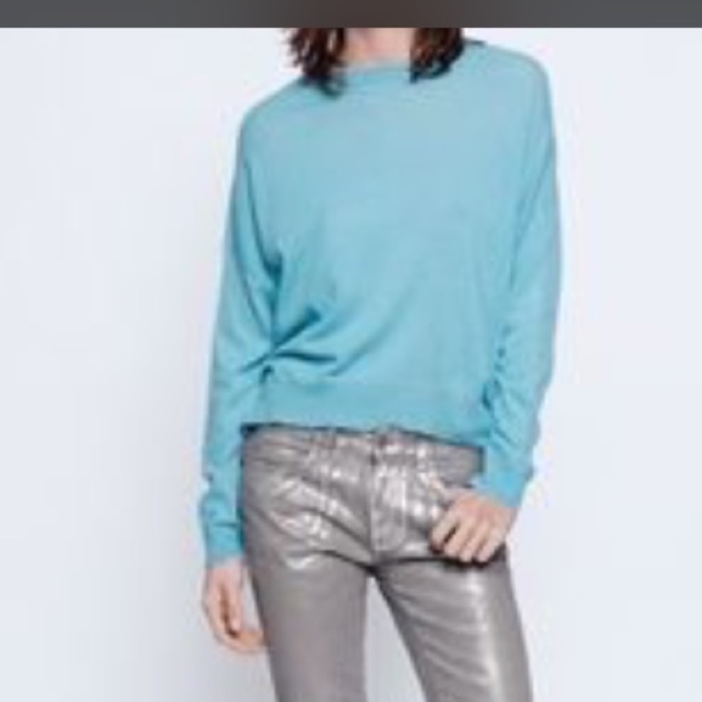 Zadig & Voltaire Cashmere Crop Sweater