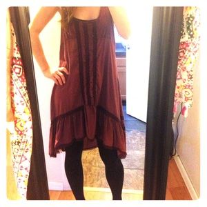 Free People Intimately Dark Purple Slip Dress
