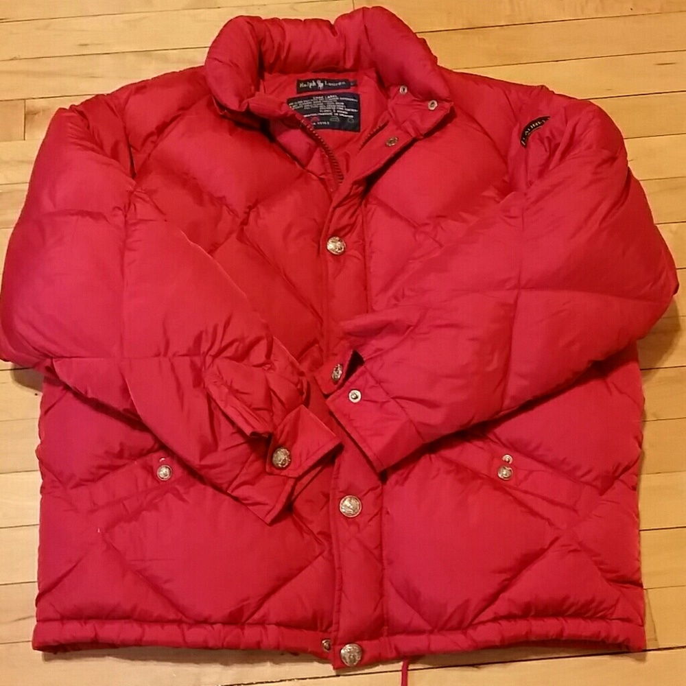 Ralph Lauren Men's  Quilted   Down Jacket Size L