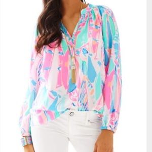 Lilly Pulitzer Elsa top, Out to Sea